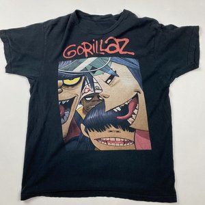 Gorillaz T Shirt Mens Medium 2012 Plastic Beach Album Tour